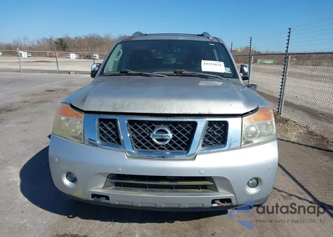 2011 Nissan Armada Platinum from USA, damaged, VIN 5N1BA0NF1BN618190